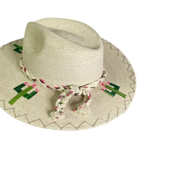 Corazon Playero Exclusive Cactus Embroidered Sun Hat - Picture 6 of 16